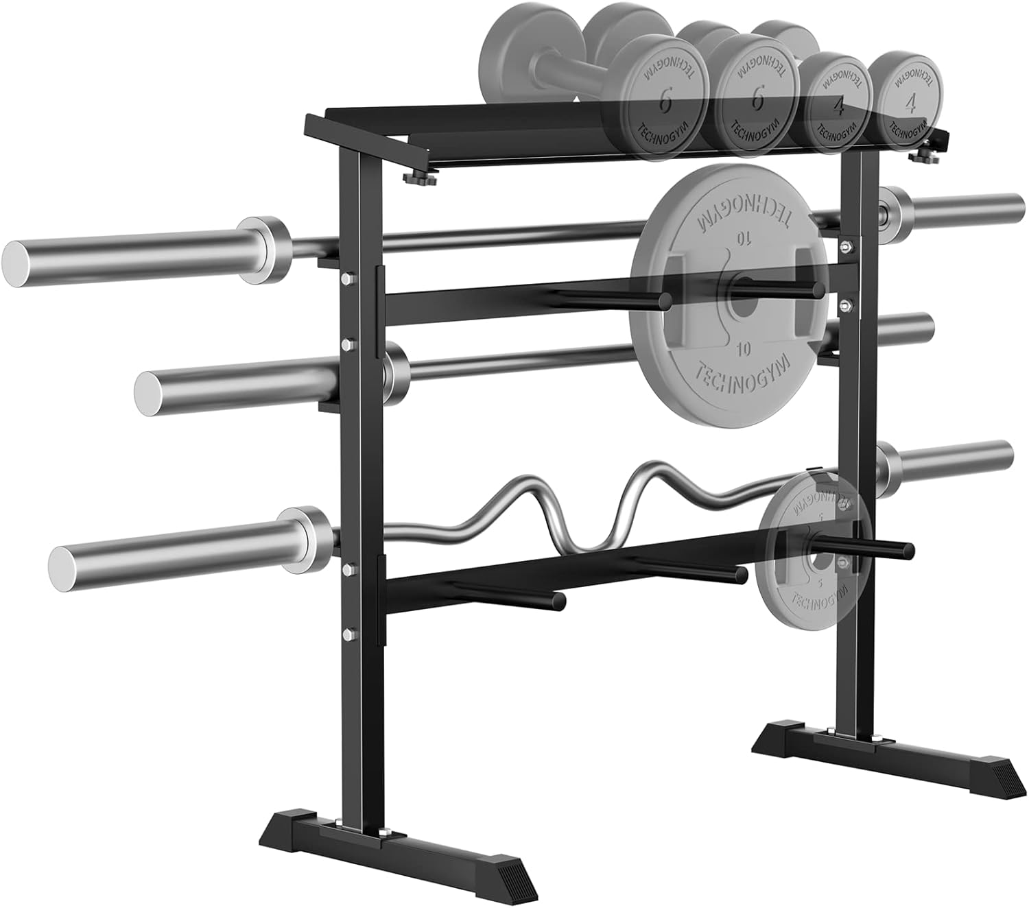 Home Gym Compact - Rack de Almacenamiento de Pesas para