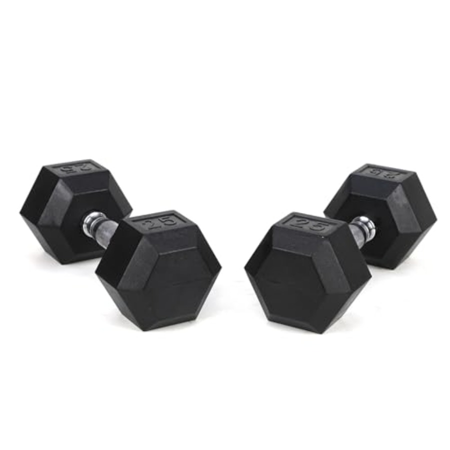 Home Gym Dumbbell Set - Pesas de hierro fundido sólido para