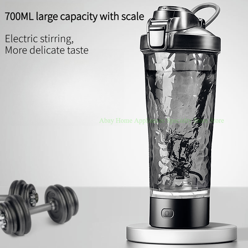 Home Gym Compact - Botella Mezcladora Eléctrica Recargable de 700ML,