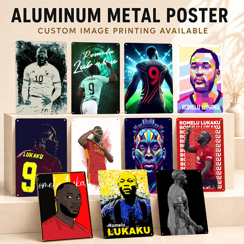 Home Gym Yes Or No - Pósters Impresos de Romelu Lukaku, Letrero