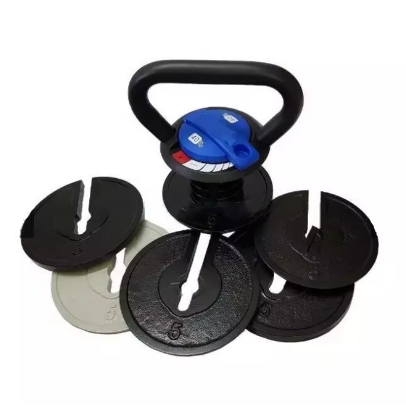 Home Gym Dumbbell Set - DUTRIEUXConjunto de pesas rusas redondas ajustables