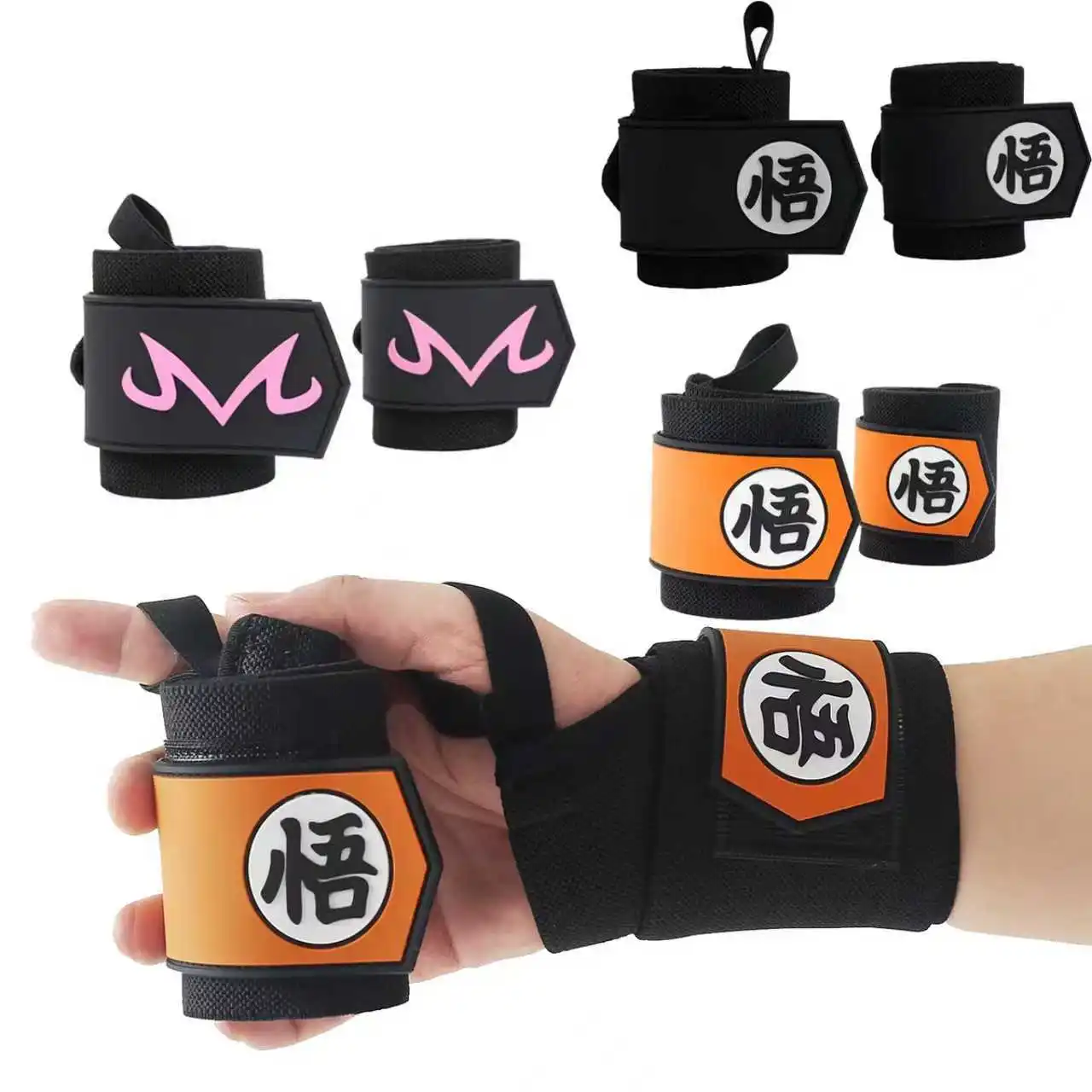 Lifting Straps Wrist - 1 Par de Muñequeras Deportivas para