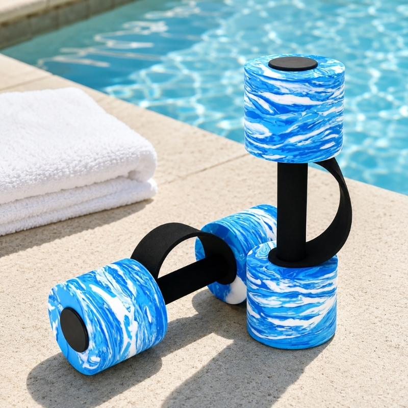 Home Gym Dumbbell Set - Juego 2 mancuernas agua flotantes para