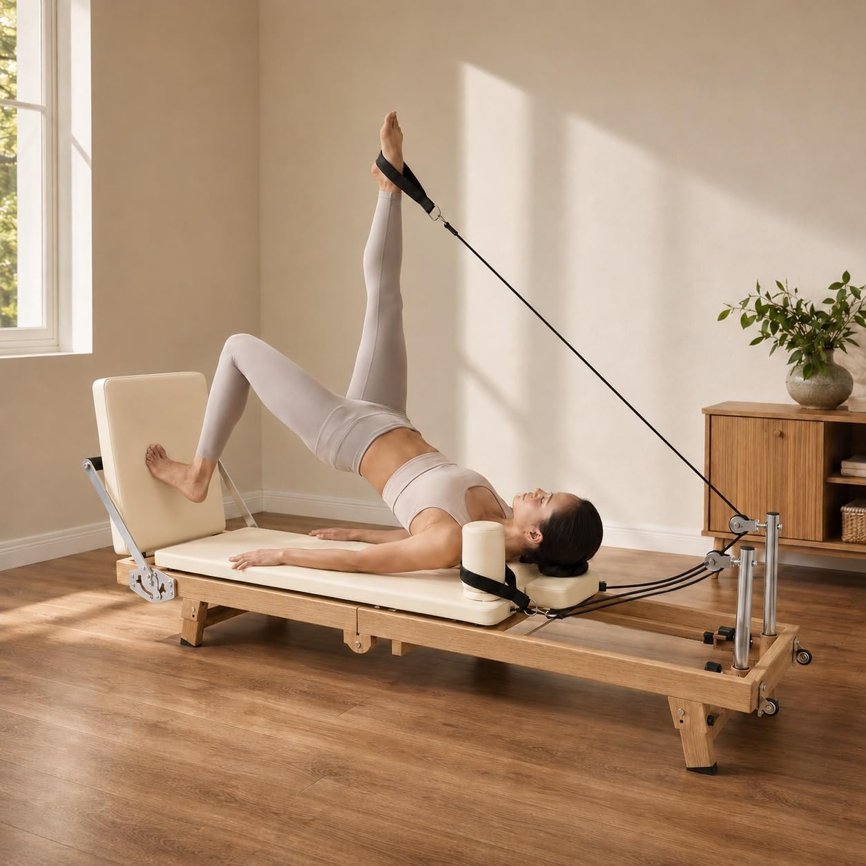 Home Gym Training Program - Máquina de Pilates Reformer Plegable de