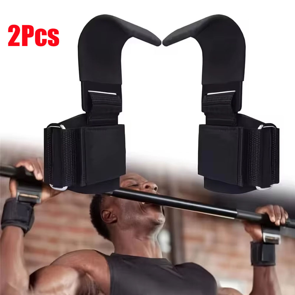 Lifting Straps Wrist - Ganchos para levantamiento de pesas, correas