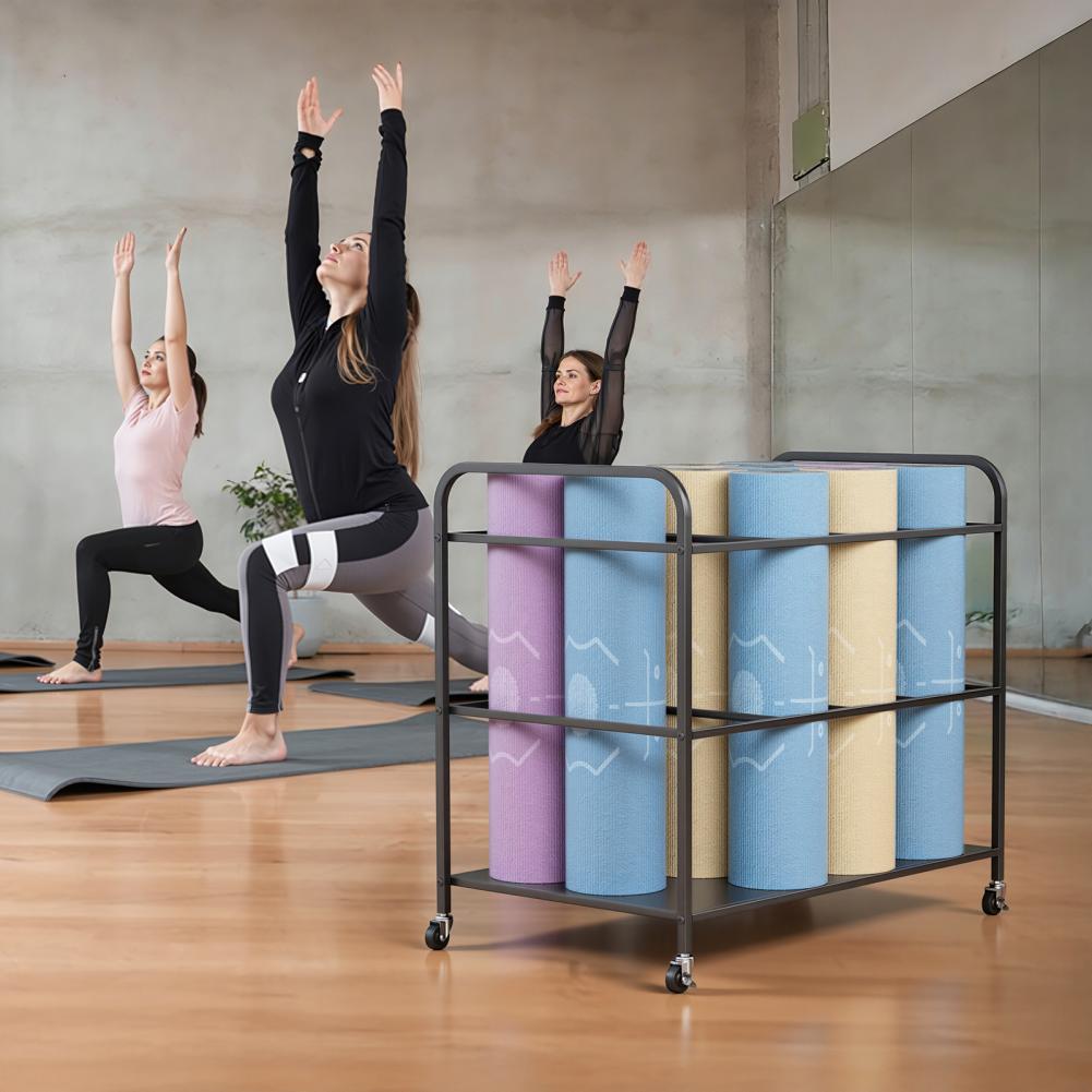 Home Gym Yoga Storage - Estante de Almacenamiento para Esterillas de