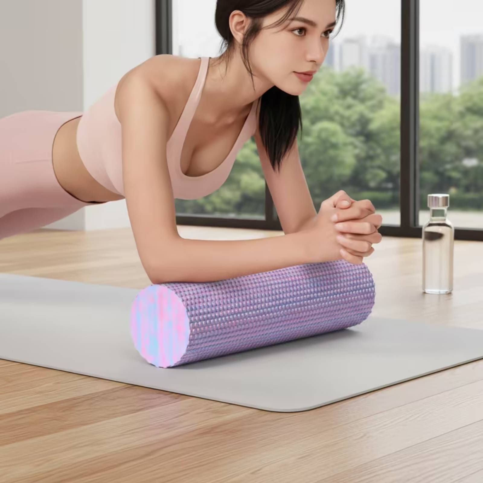 Home Gym Compact - Rodillo de Espuma Sólido, Equipo de