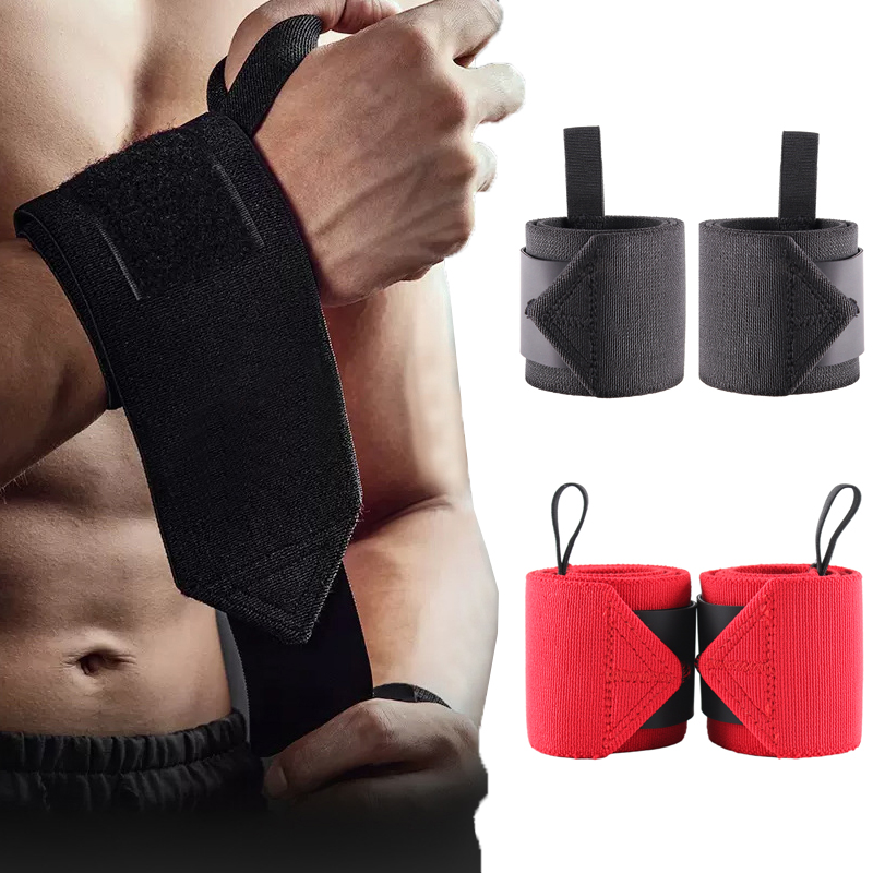 Lifting Straps Wrist - Muñequeras rígidas profesionales, 2 tamaños, muñequeras