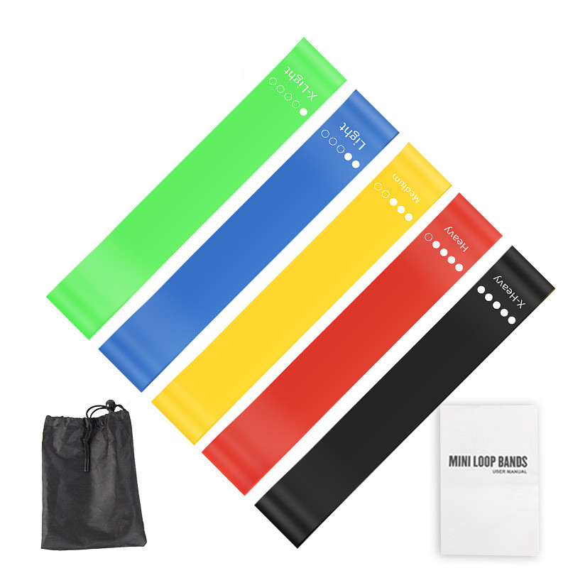 Home Gym Yoga Storage - Juego de 5 Bandas de Resistencia