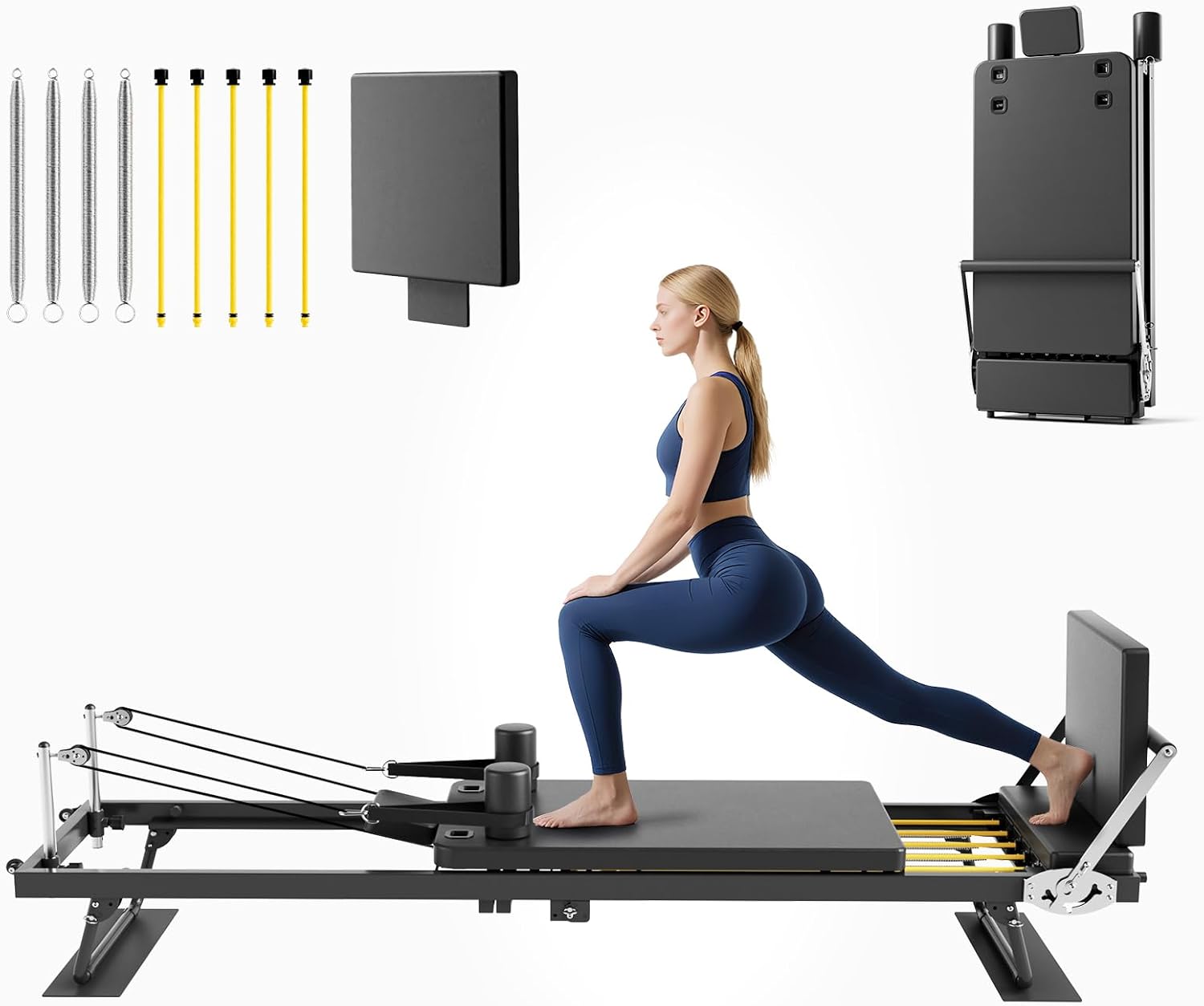 Home Gym Equipment Set - Máquina de Pilates Plegable, Equipo de