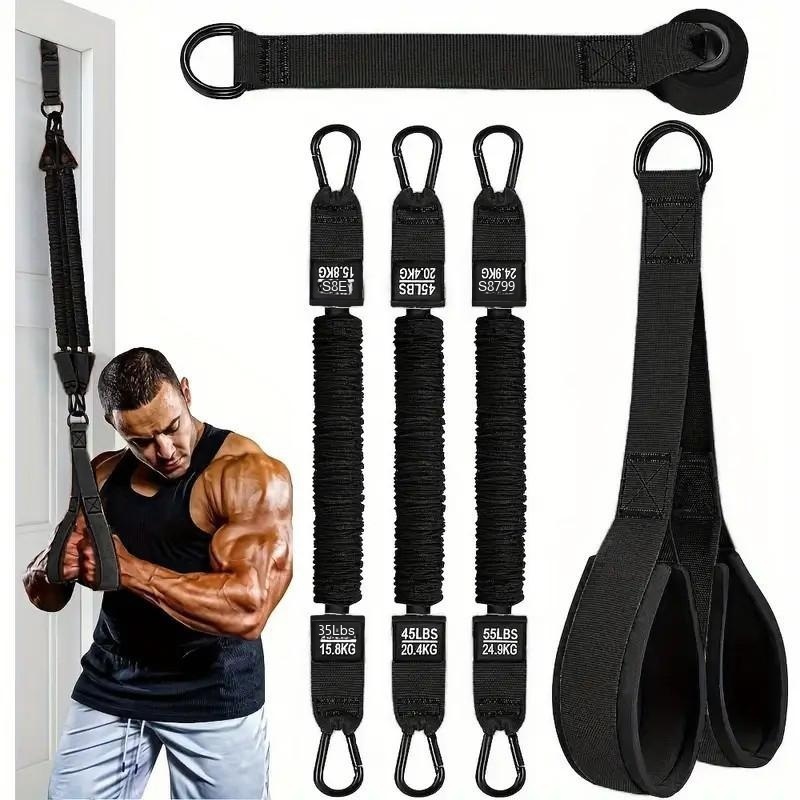 Home Gym Equipment Set - Juego de Bandas de Resistencia, Cuerda