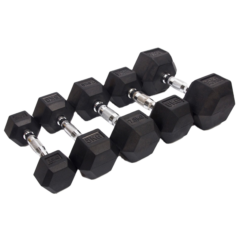 Home Gym Dumbbell Set - Juego de Mancuernas Hexagonales de Alta
