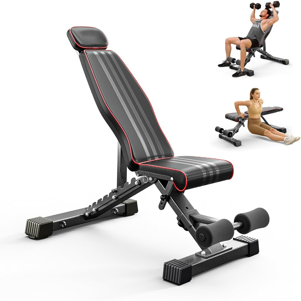 Adjustable Weight Bench - Banco de Pesas Ajustable y Plegable