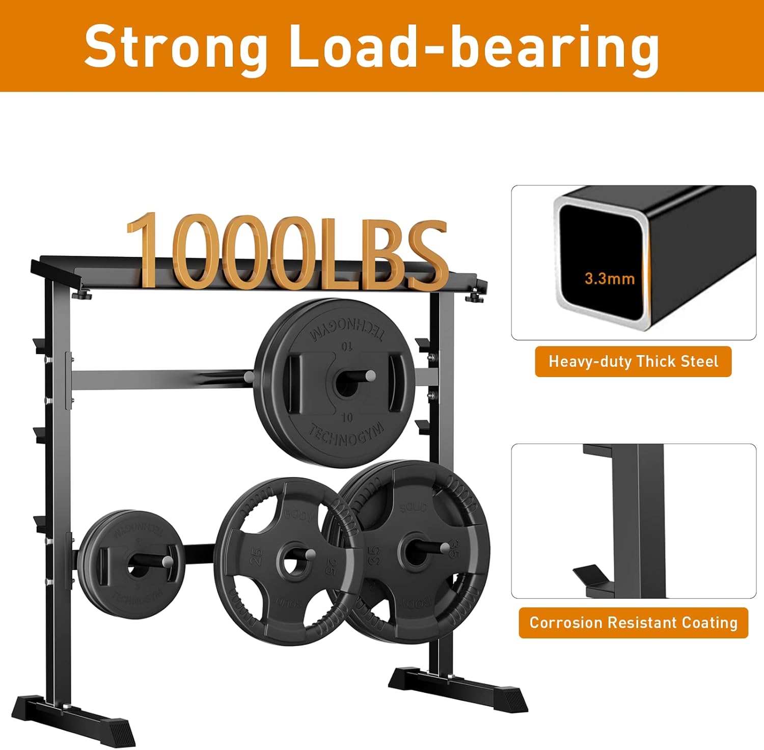 Rack de Almacenamiento de Pesa - Home Gym Compact reseña y precio