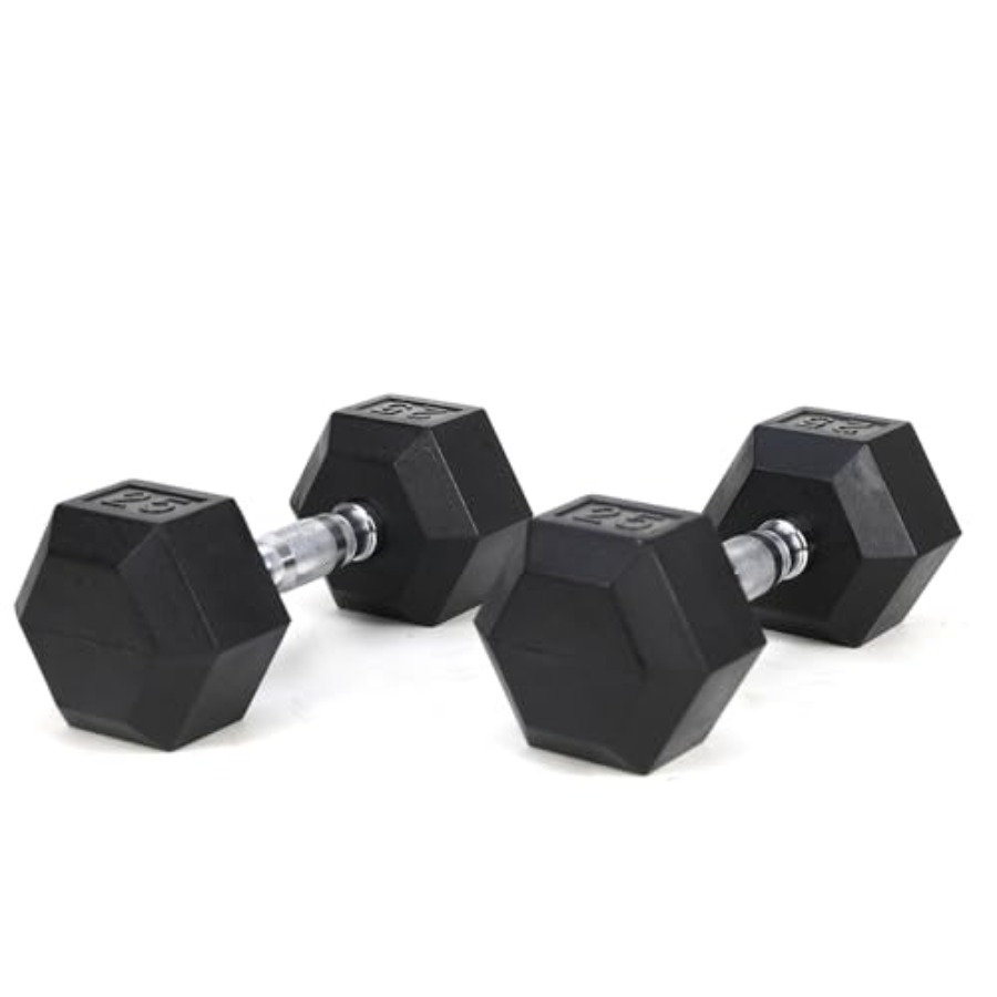 Pesas de hierro fundido sólido - Home Gym Dumbbell Set reseña y precio