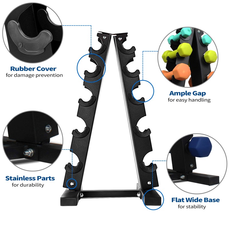 Soporte para Mancuernas de Cin - Home Gym Dumbbell Set reseña y precio