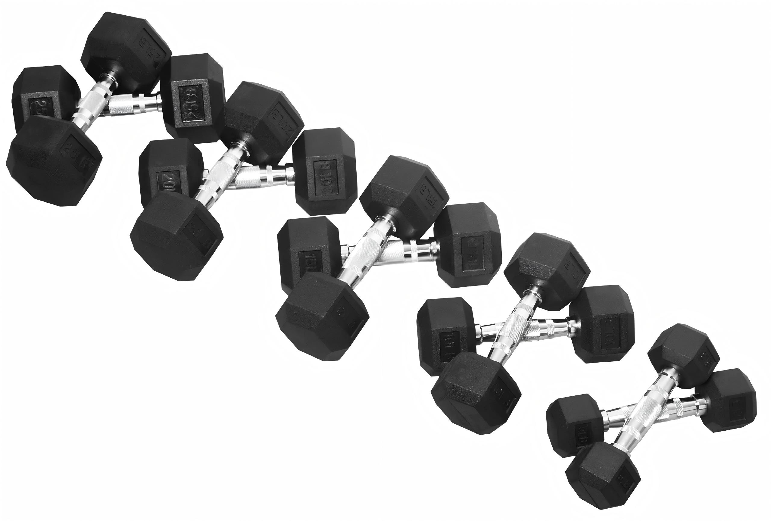 Mancuernas Hexagonales Recubie - Home Gym Dumbbell Set reseña y precio