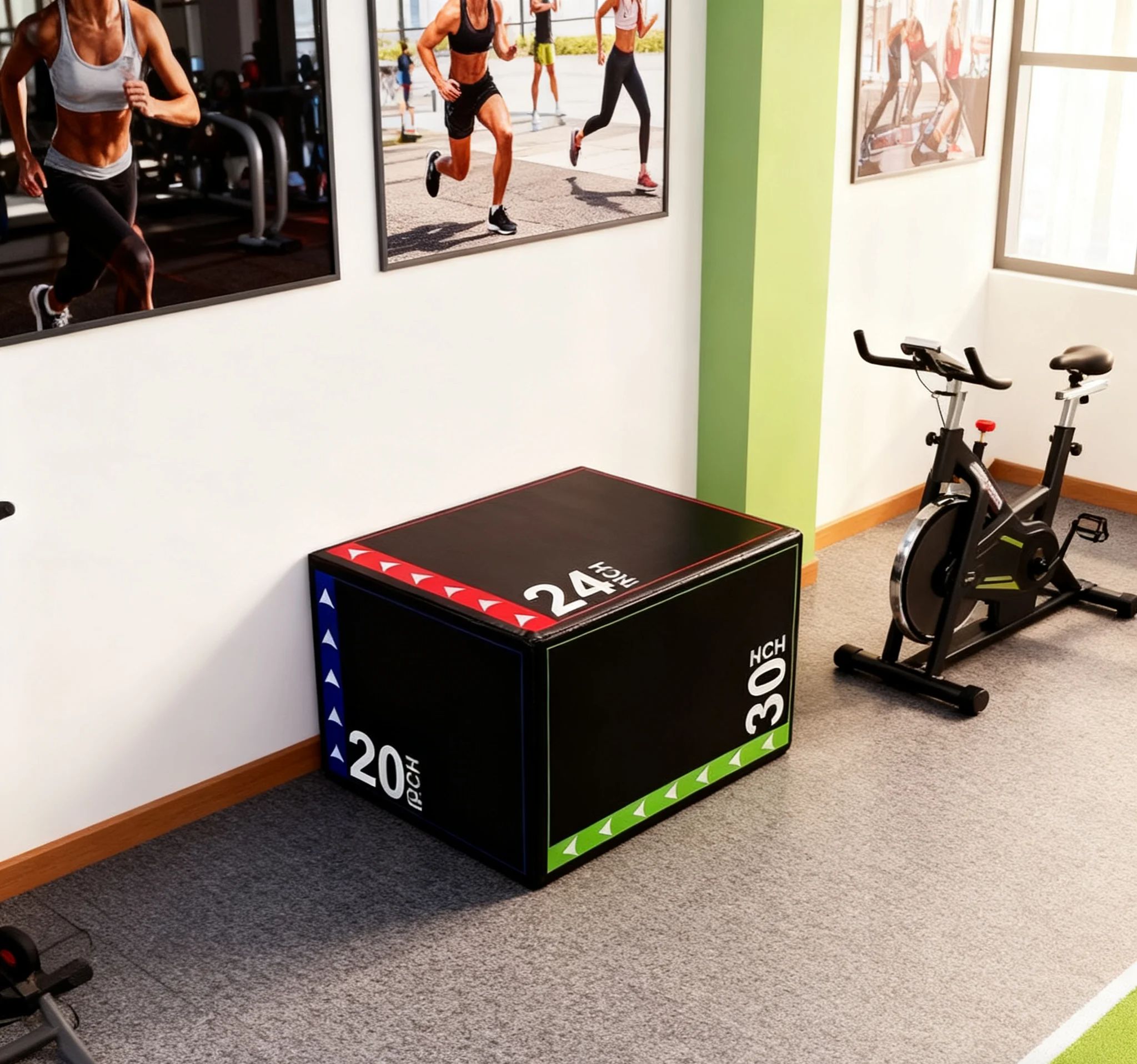 Caja de salto 3 en 1, caja fot - Home Gym Equipment Set reseña y precio