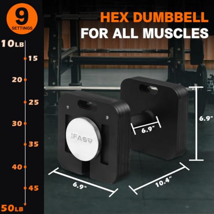 Juego de mancuernas ajustables - Home Gym Dumbbell Set reseña y precio
