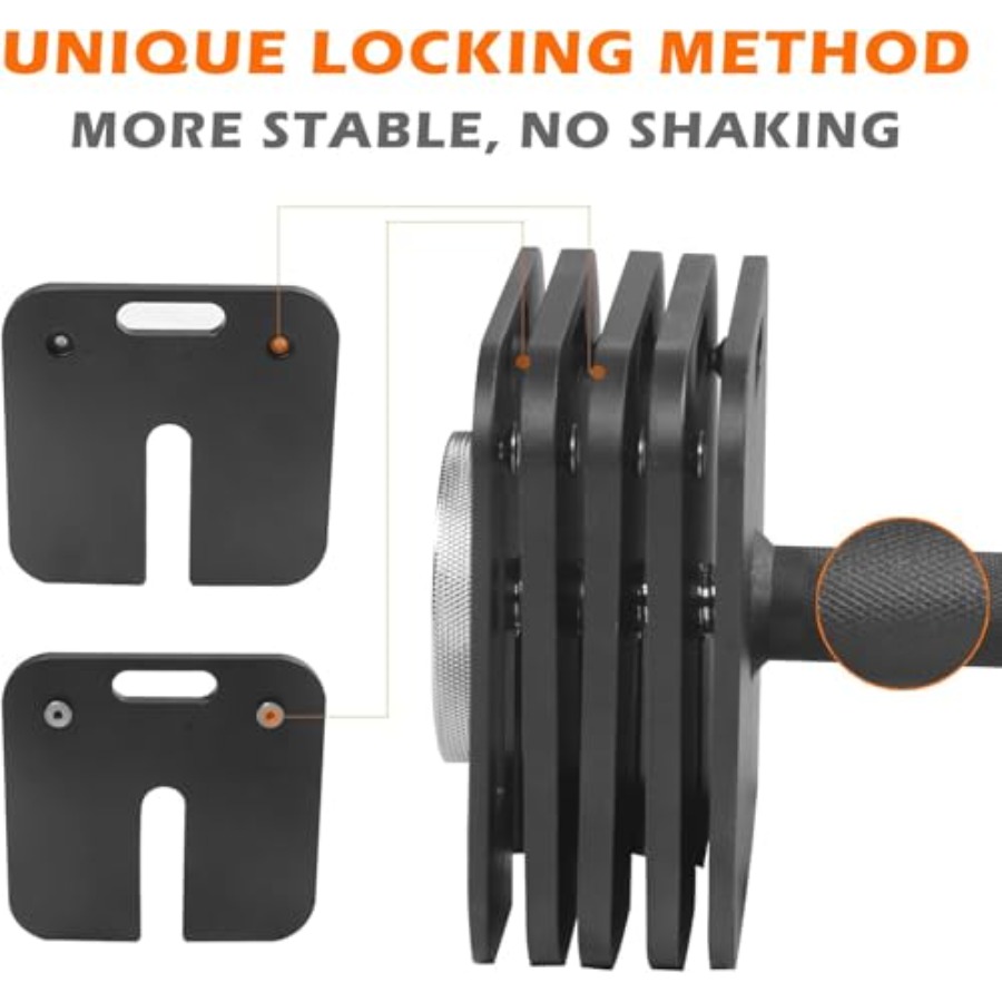 Juego de mancuernas ajustables - Home Gym Dumbbell Set reseña y precio