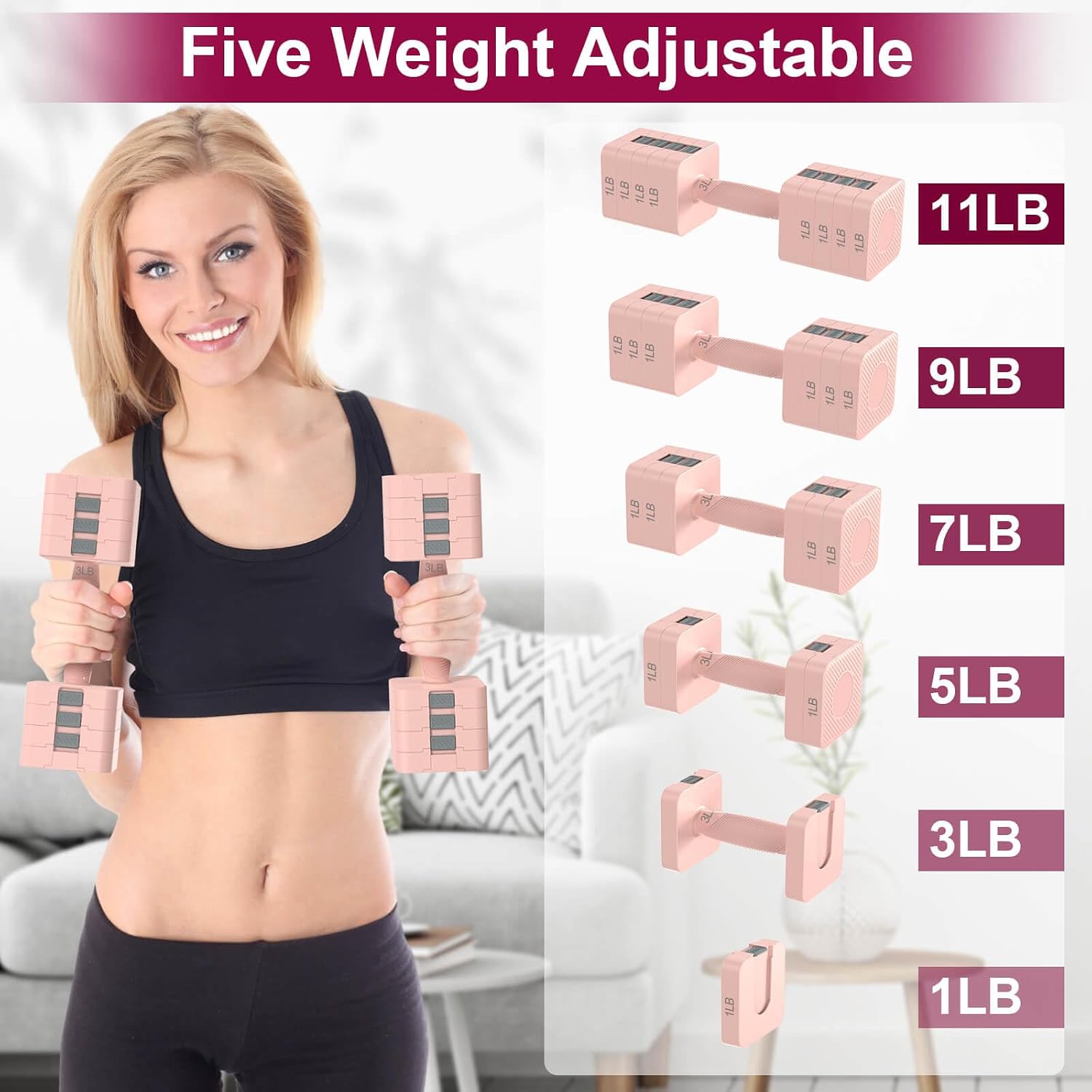 Juego de Mancuernas Ajustables - Home Gym Dumbbell Set reseña y precio