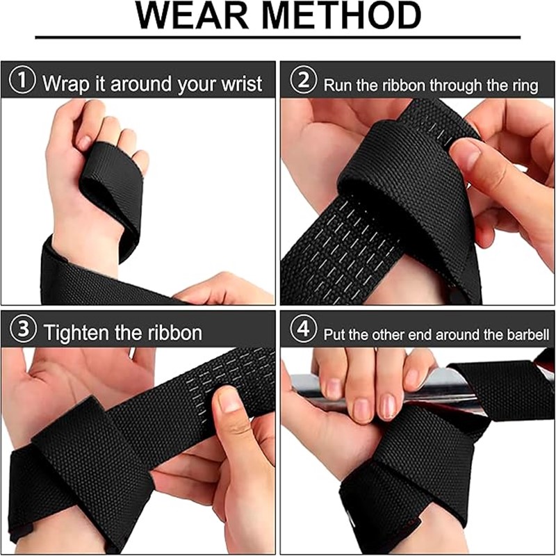 Correas de muñeca para levanta - Lifting Straps Wrist reseña y precio