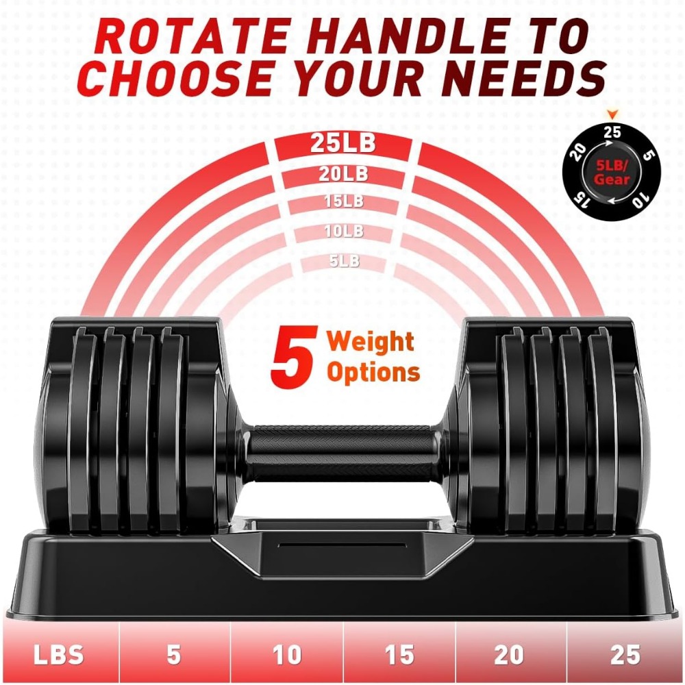 Juego de Mancuernas Ajustables - Home Gym Dumbbell Set reseña y precio
