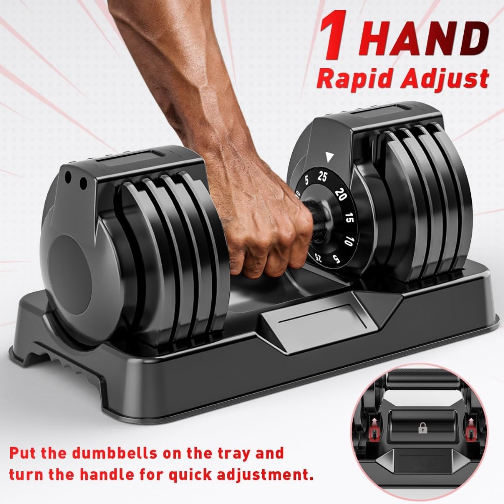 Juego de Mancuernas Ajustables - Home Gym Dumbbell Set reseña y precio