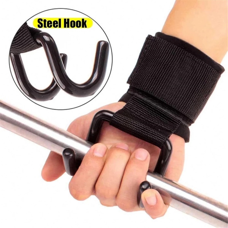 Ganchos de levantamiento de pe - Lifting Straps Wrist reseña y precio