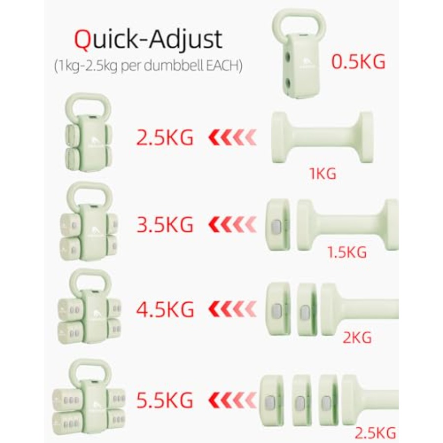 Set de mancuernas para gimnasi - Home Gym Dumbbell Set reseña y precio