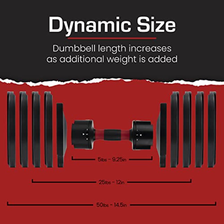 Juego de mancuernas ajustables - Home Gym Dumbbell Set reseña y precio