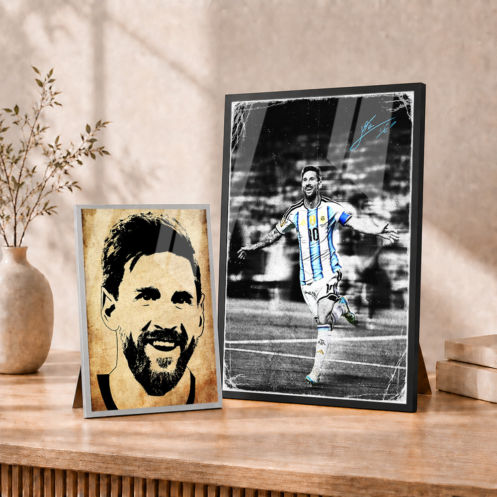 Póster metálico con el retrato - Home Gym Yes Or No reseña y precio