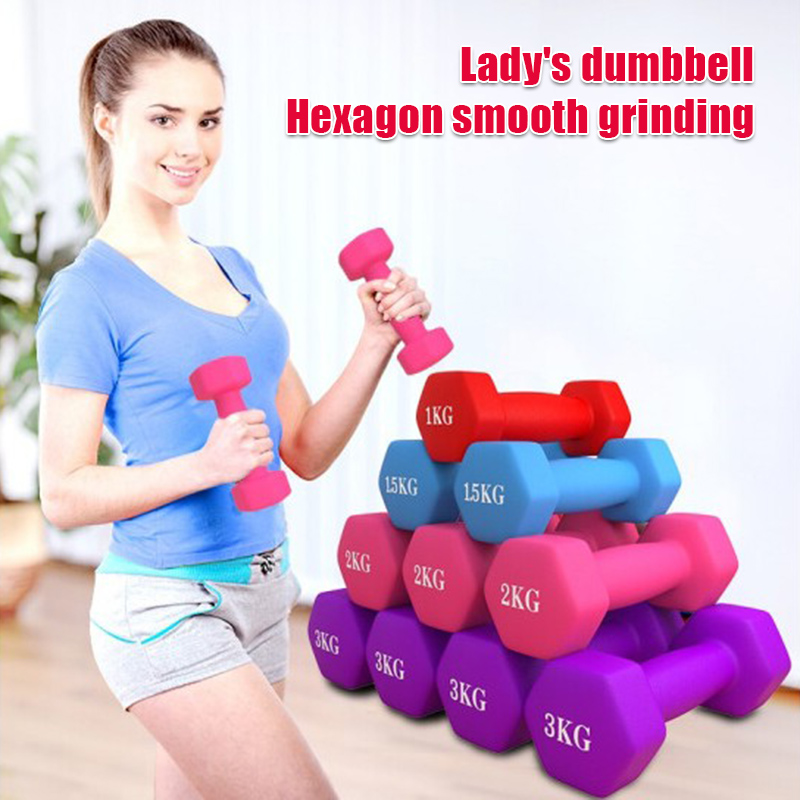 Mancuerna Hexagonal para mujer - Home Gym Dumbbell Set reseña y precio